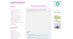 Desktop Screenshot of dagjefriesland.nl